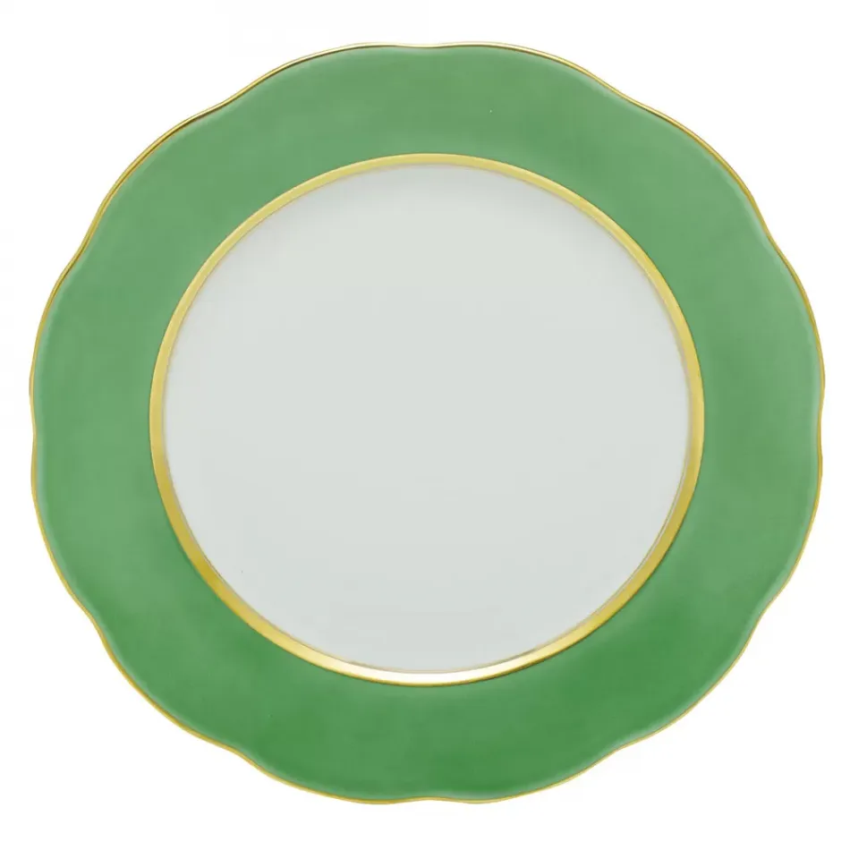 Silk Ribbon Mint Service Plate 11 in D