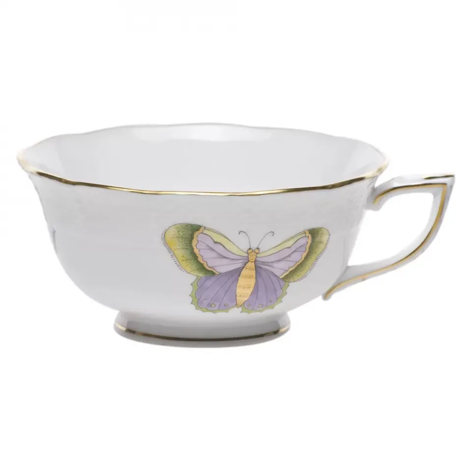 Royal Garden Butterflies Multicolor Tea Cup 8 Oz