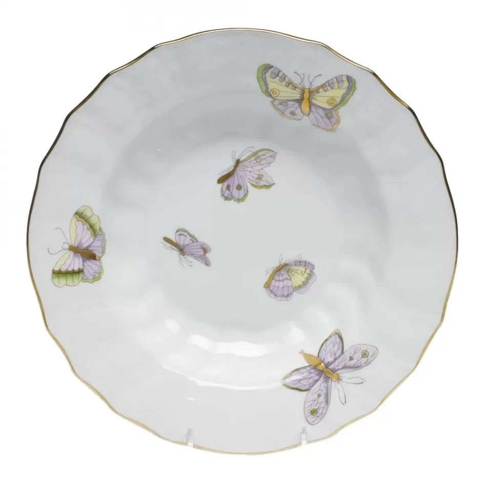 Royal Garden Butterflies Multicolor Rim Soup 9.5 in D