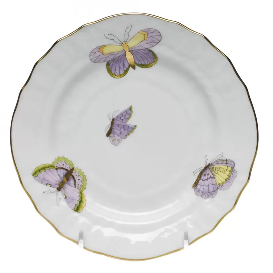 Royal Garden Butterflies Multicolor Bread And Butter Plate 6 in D