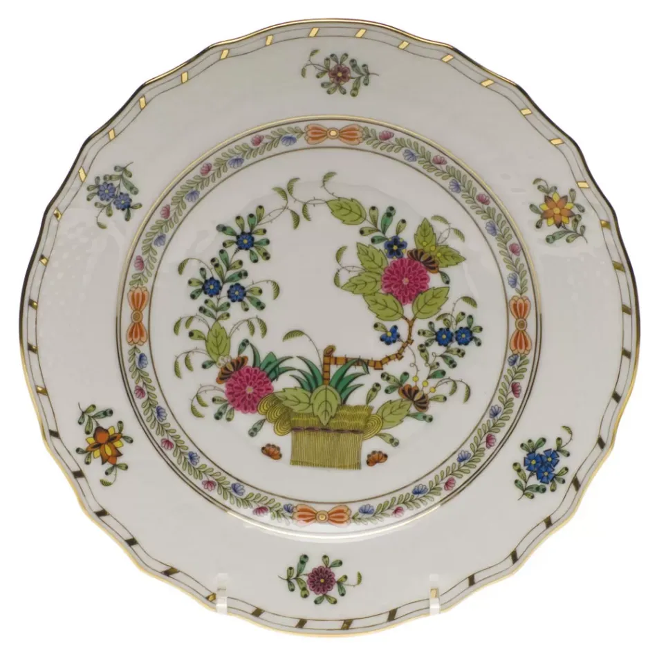 Indian Basket Multicolor Salad Plate 7.5 in D