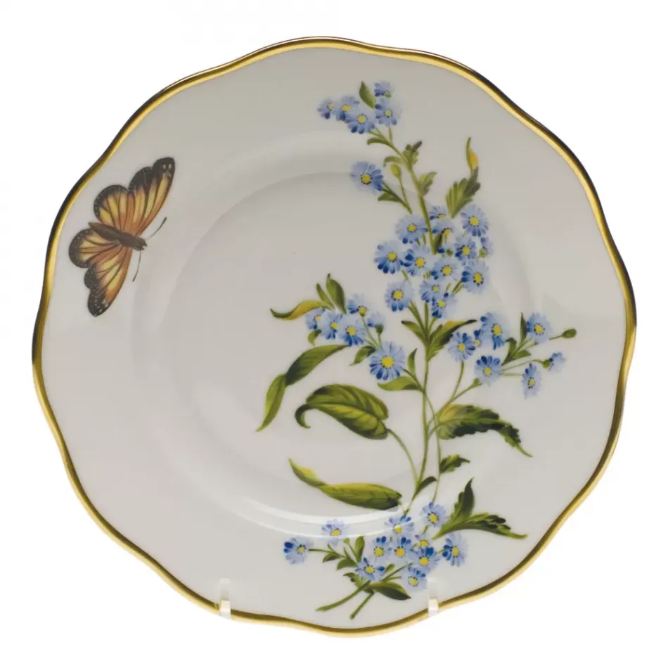 American Wildflowers Wood Aster Multicolor Salad Plate 7.5 in D