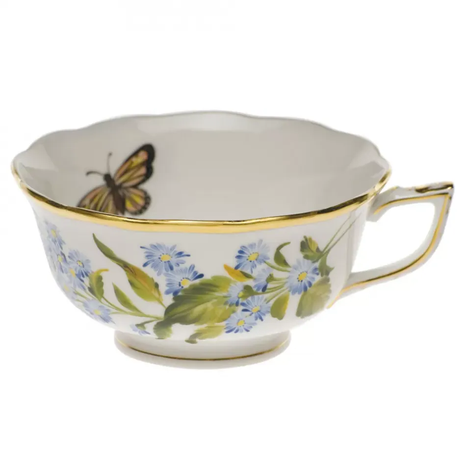 American Wildflowers Wood Aster Multicolor Tea Cup 8 Oz