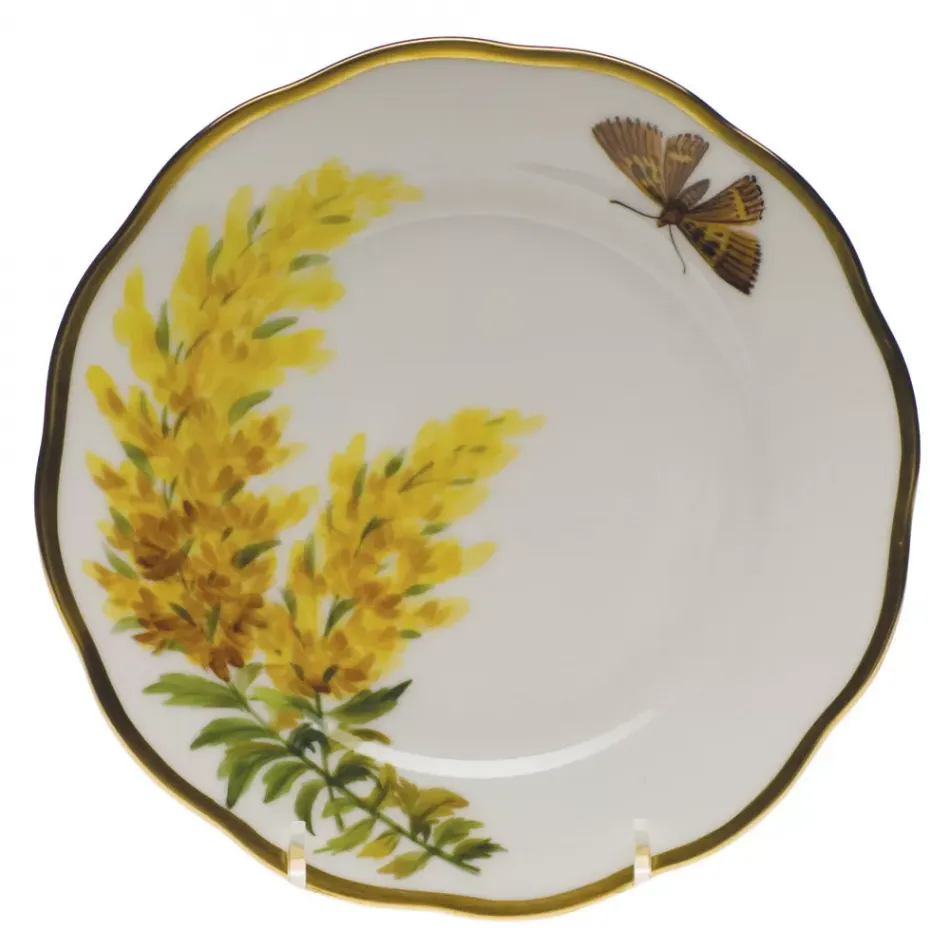 American Wildflowers Tall Goldenrod Multicolor Bread And Butter Plate 6 in D