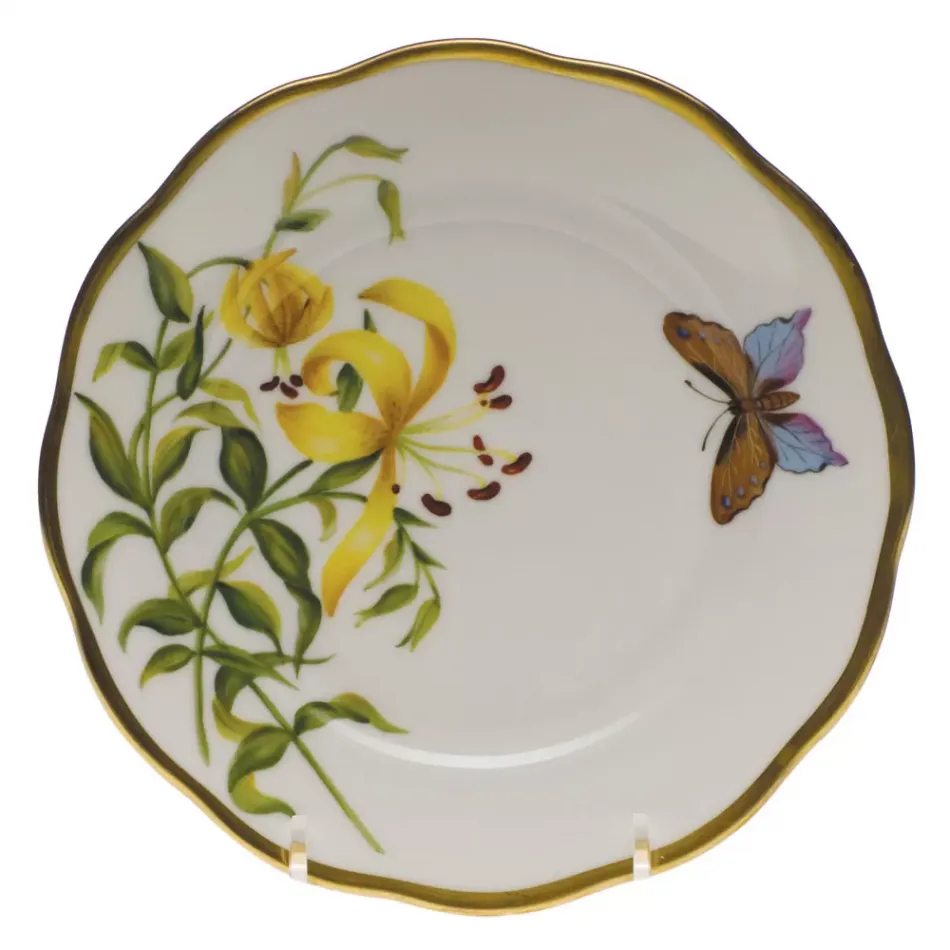 American Wildflowers Meadow Lily Multicolor Bread And Butter Plate 6 in D