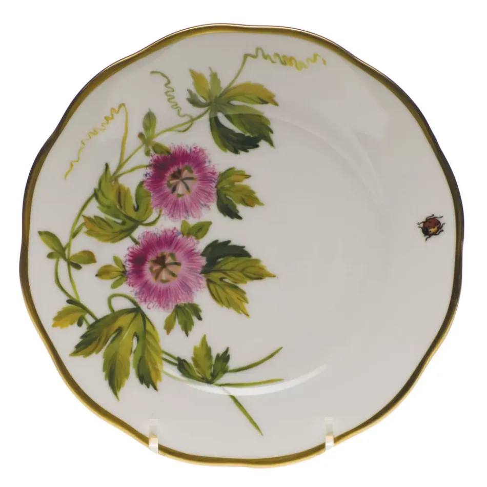 American Wildflowers Passion Flower Multicolor Bread And Butter Plate 6 in D