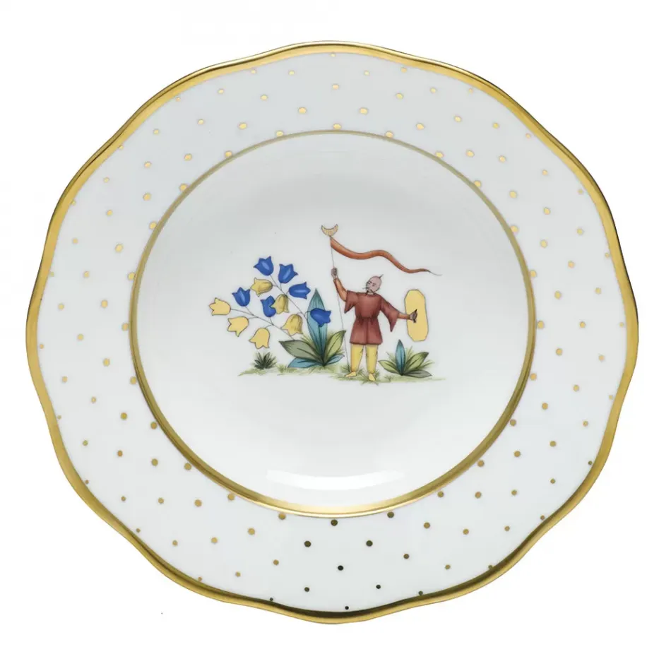 Asian Garden Motif 04 Multicolor Rim Soup Plate 8 in D