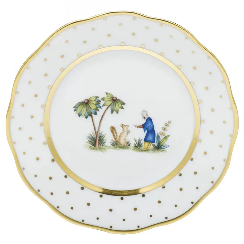 Asian Garden Motif 03 Multicolor Bread And Butter Plate 6 in D