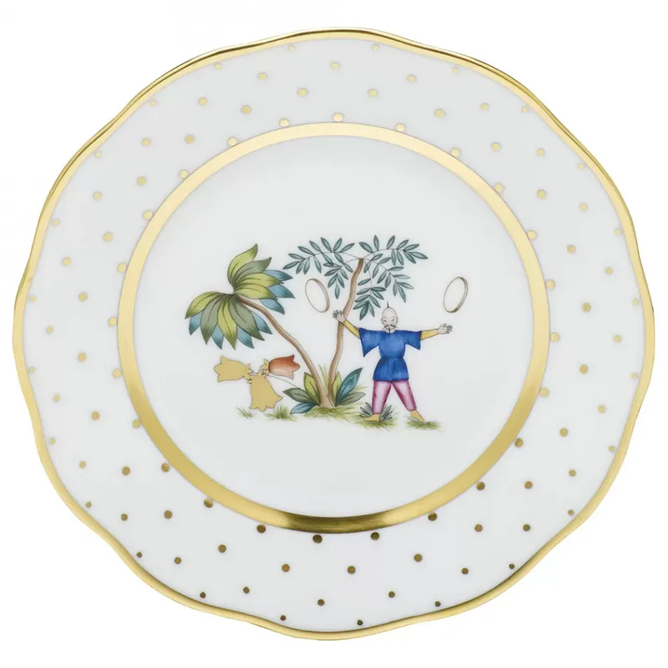 Asian Garden Motif 05 Multicolor Bread And Butter Plate 6 in D