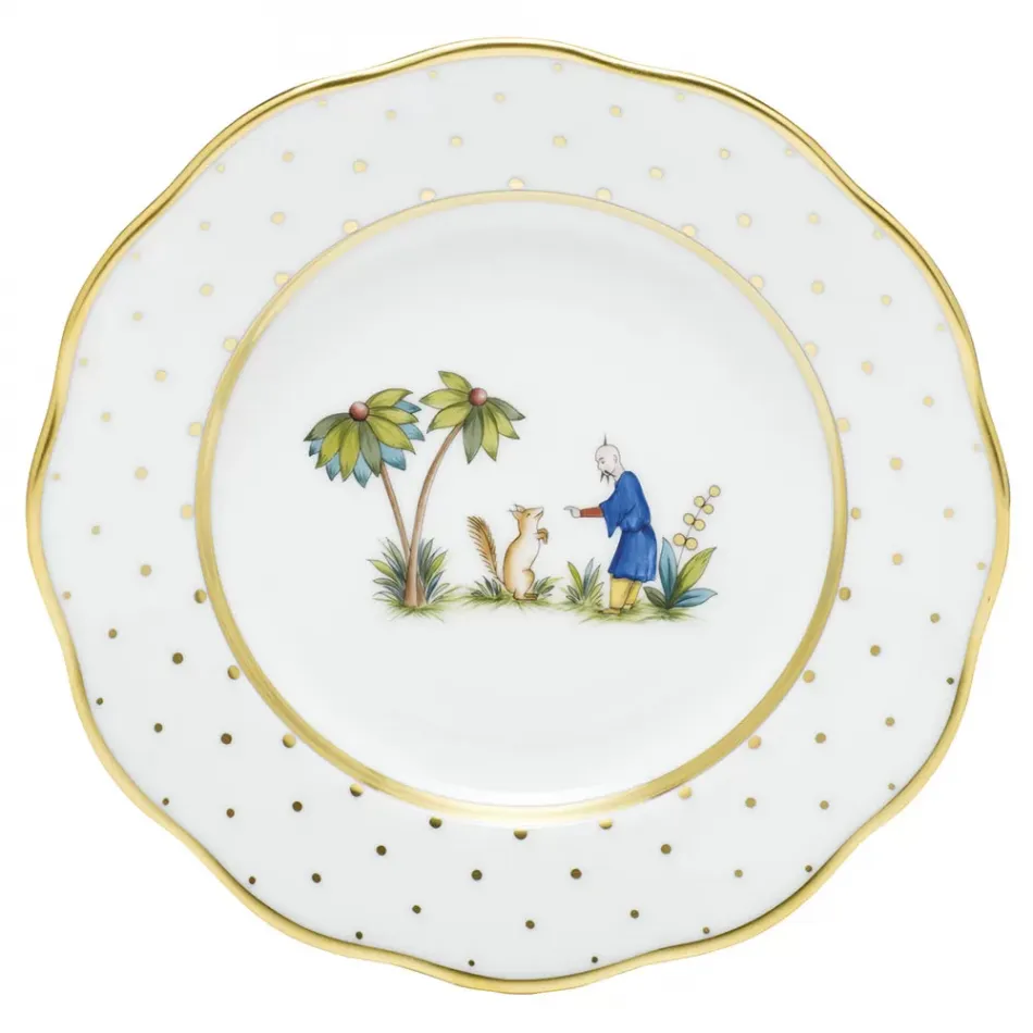 Asian Garden Motif 03 Multicolor Salad Plate 7.5 in D