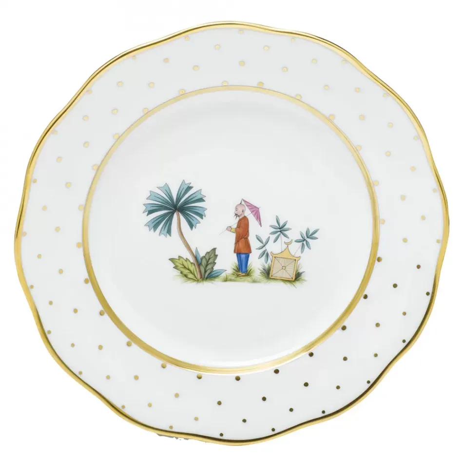 Asian Garden Motif 02 Multicolor Dessert Plate 8.25 in D