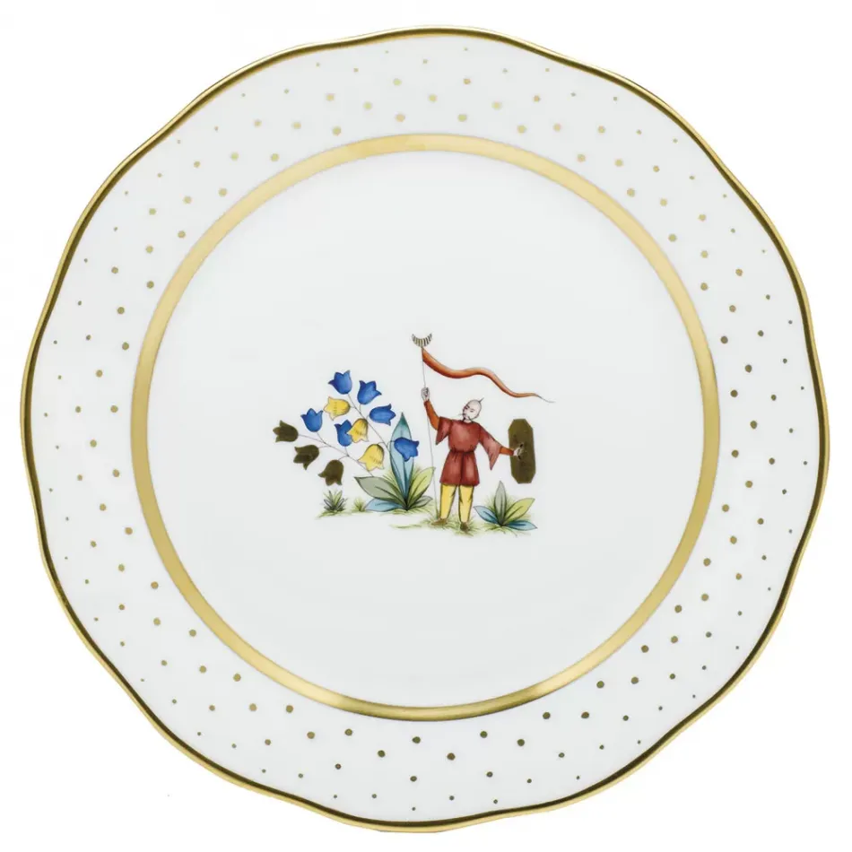 Asian Garden Motif 04 Multicolor Dinner Plate 10.5 in D