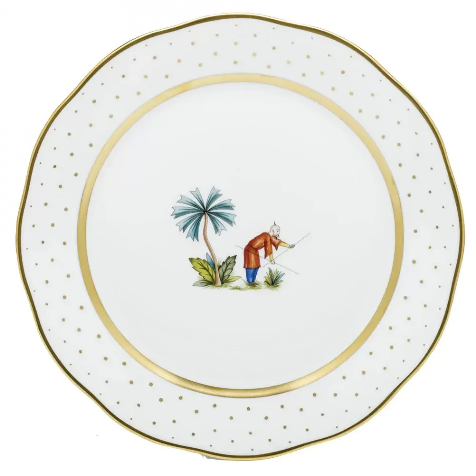 Asian Garden Motif 06 Multicolor Dinner Plate 10.5 in D