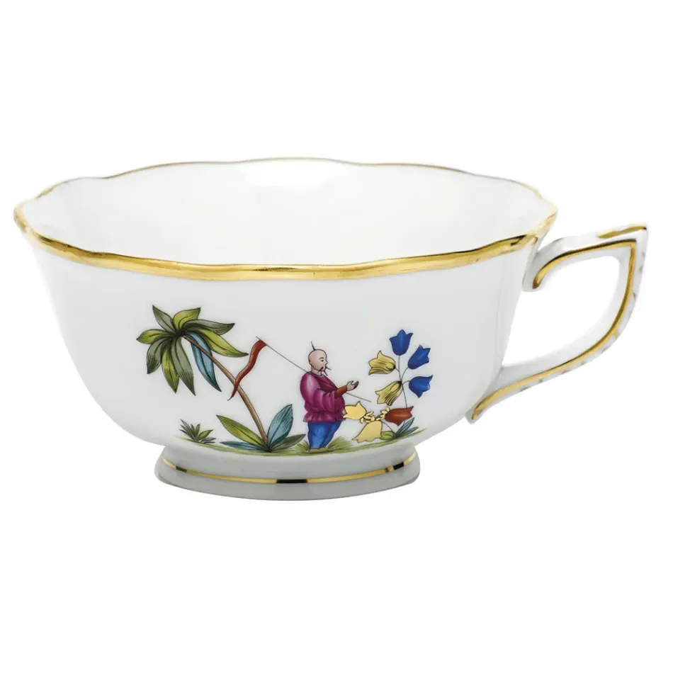 Asian Garden Motif 01 Multicolor Tea Cup 8 Oz