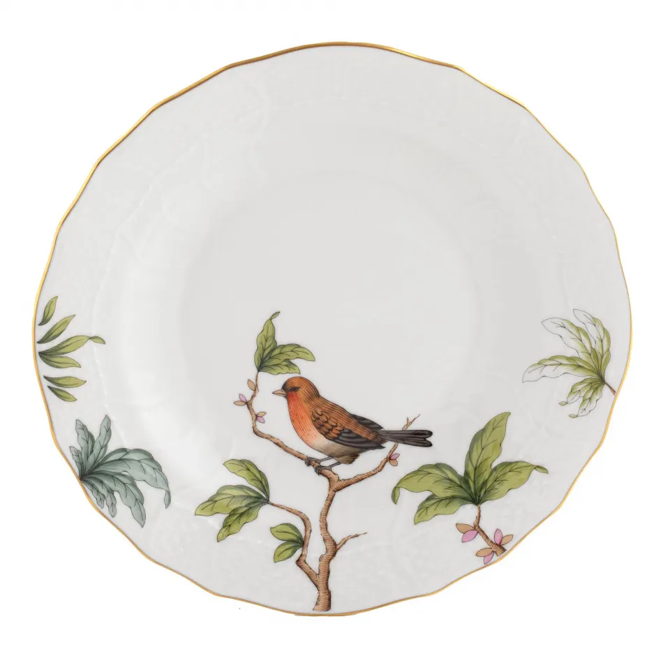 Foret Garland Multicolor Dessert Plate Motif 02 8.25 in D