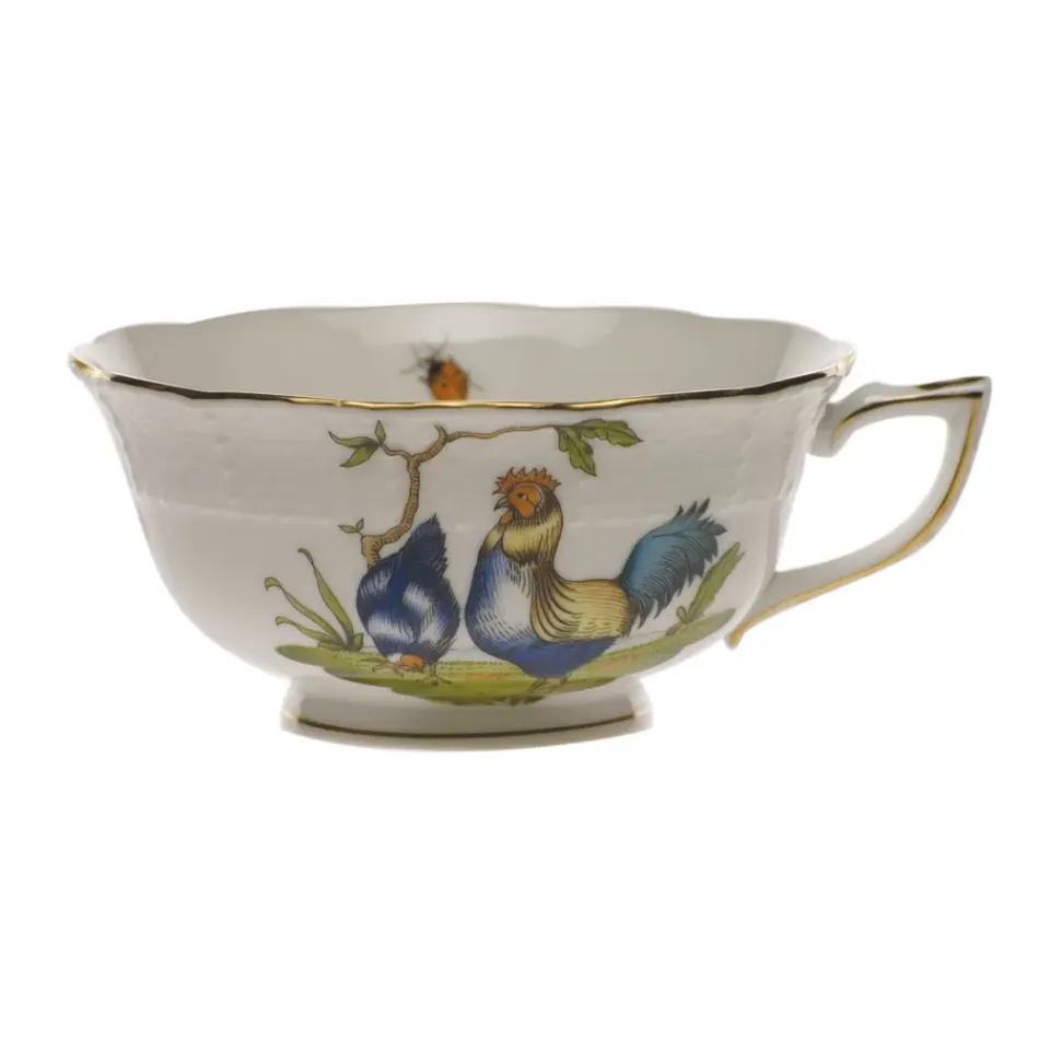 Chanticleer Motif 03 Multicolor Tea Cup 8 Oz