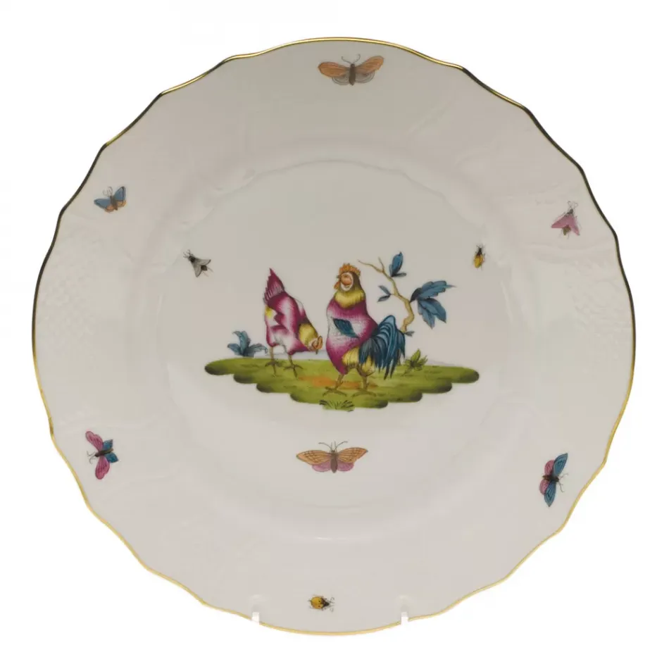 Chanticleer Motif 02 Multicolor Dinner Plate 10.5 in D