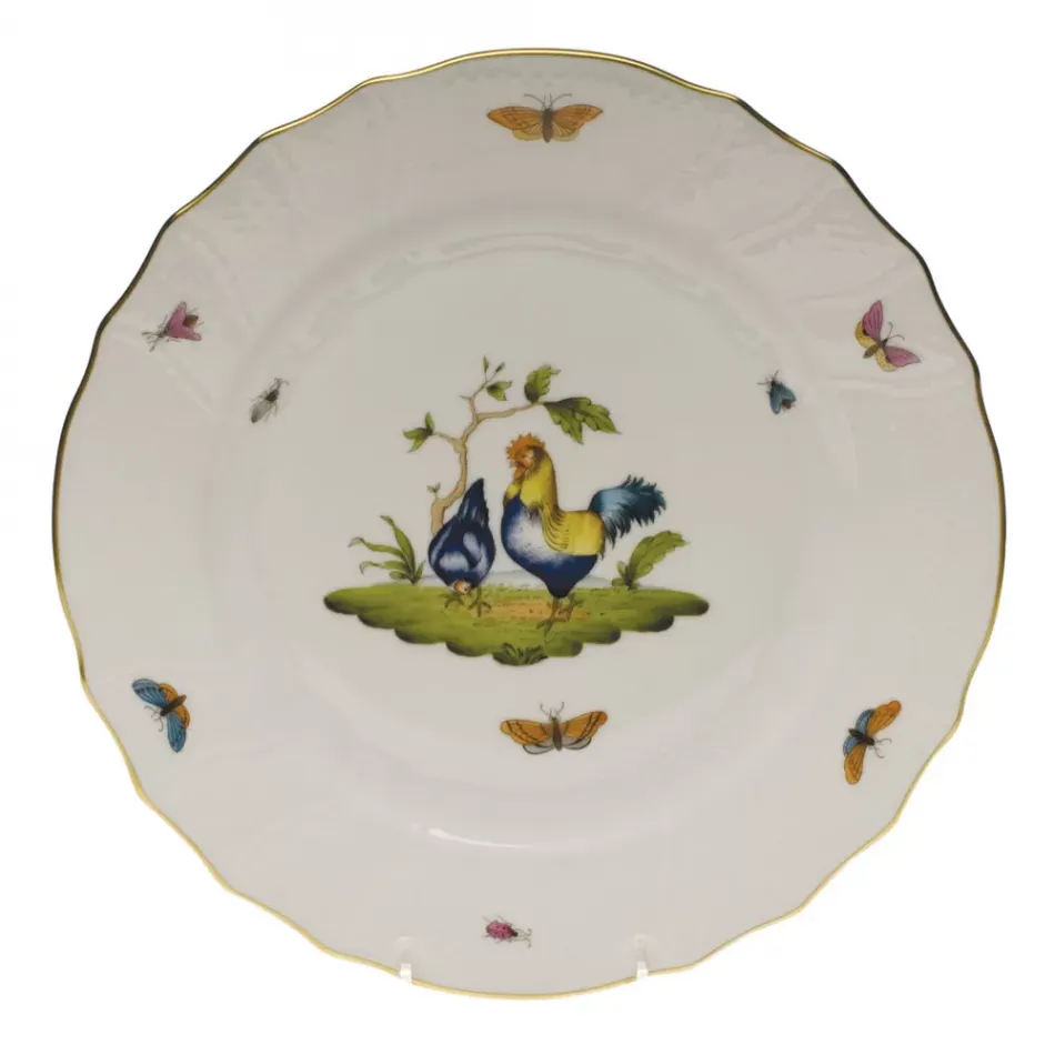 Chanticleer Motif 03 Multicolor Dinner Plate 10.5 in D