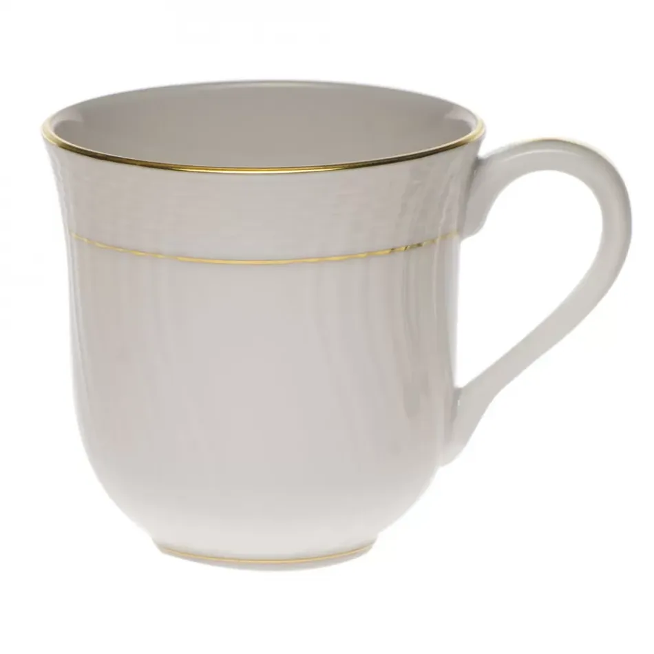 Golden Edge Mug 10 Oz 3.5 in H