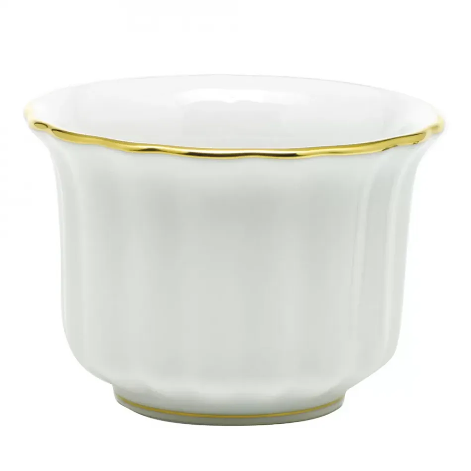 Golden Edge Mini Cachepot 4.5 in L X 4.5 in H