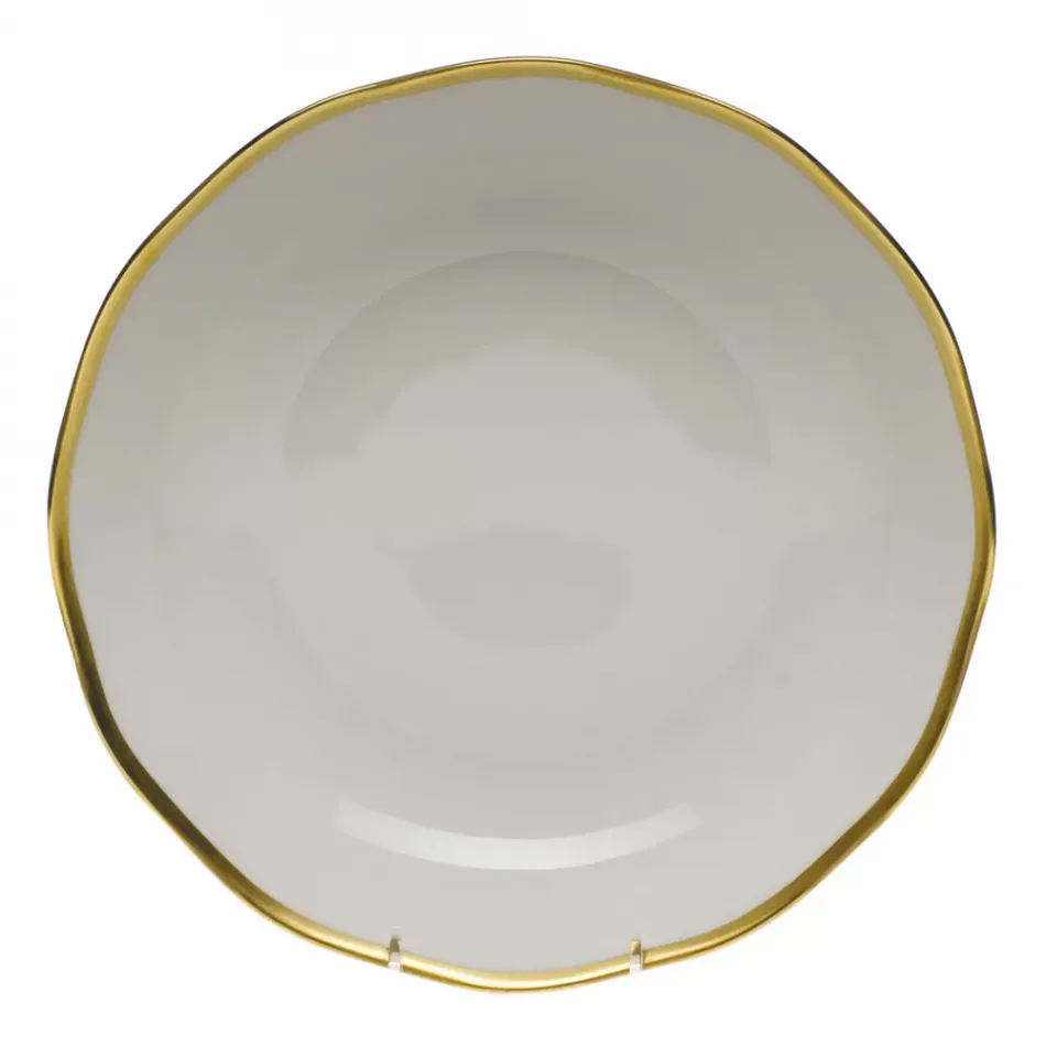 Gwendolyn Gold Open Vegetable Bowl 10.5 in D