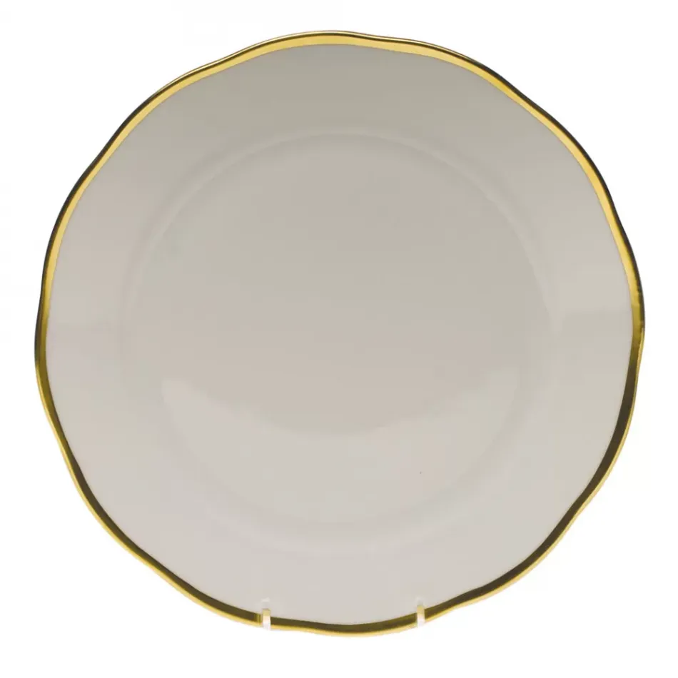 Gwendolyn Gold Dinner Plate 10.5 in D