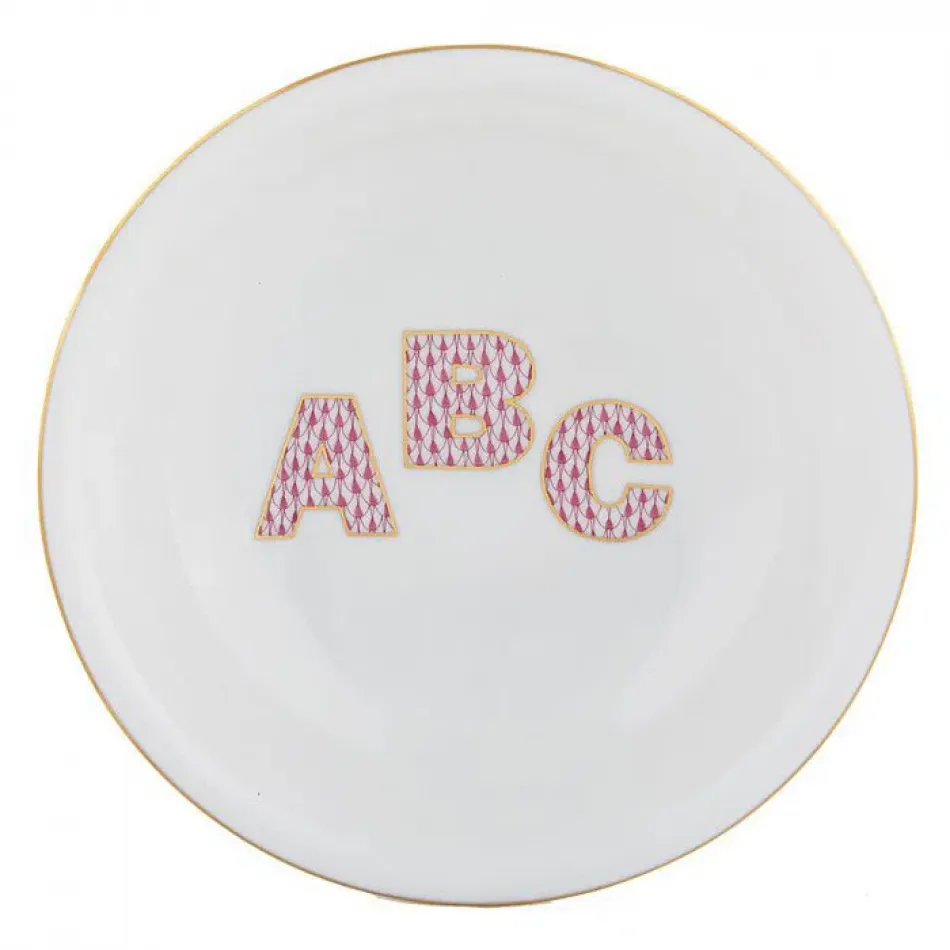 Bowl Abc Raspberry 7 in D