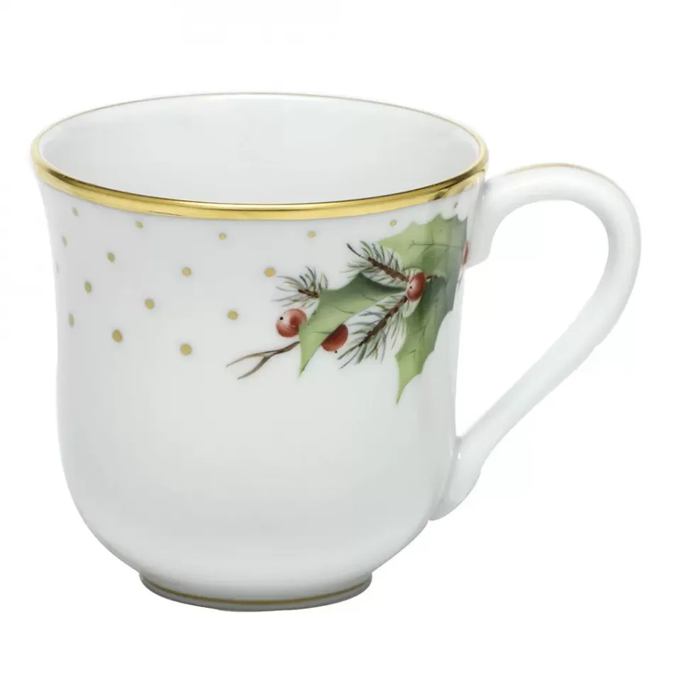 Winter Shimmer Multicolor Mug 11 Oz 3.5 in H