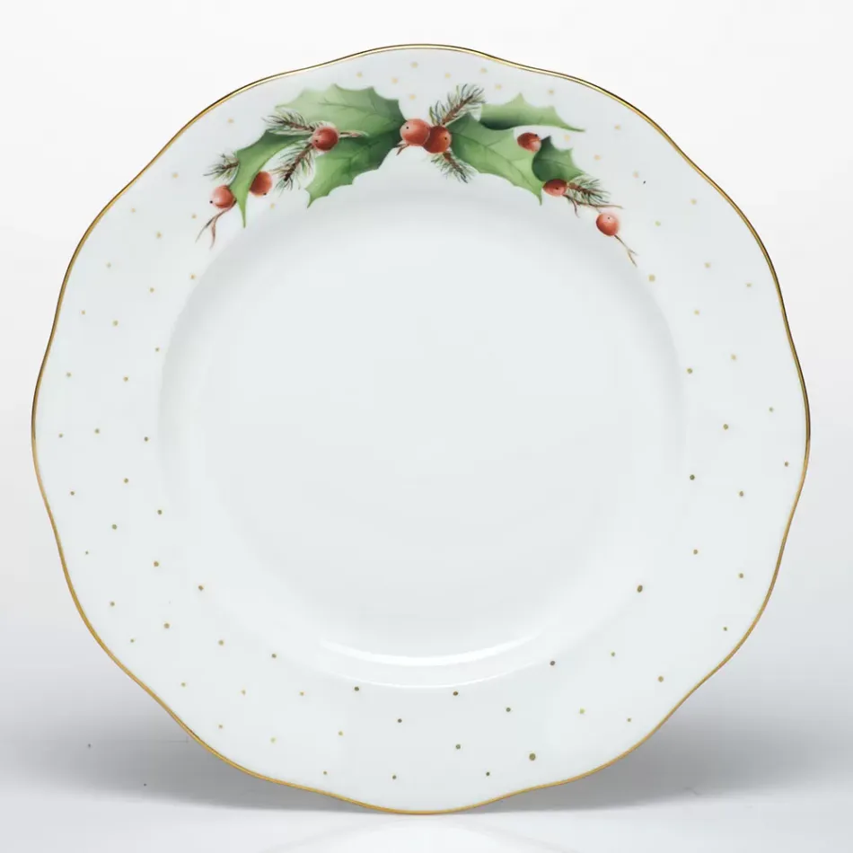 Winter Shimmer Multicolor Dessert Plate 8.25 in D