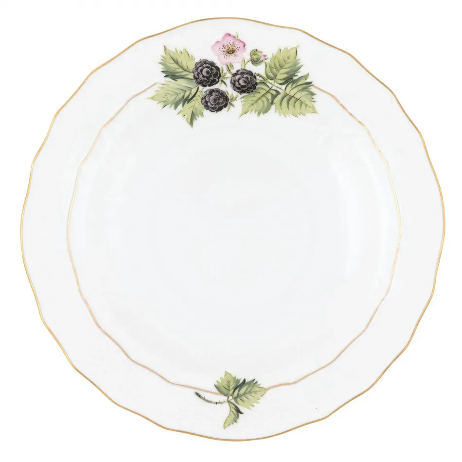 Summer Harvest Blackberry Multicolor Dessert Plate