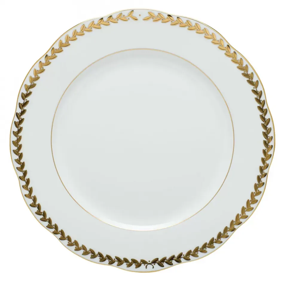 Golden Laurel Gold Service Plate 11 in D