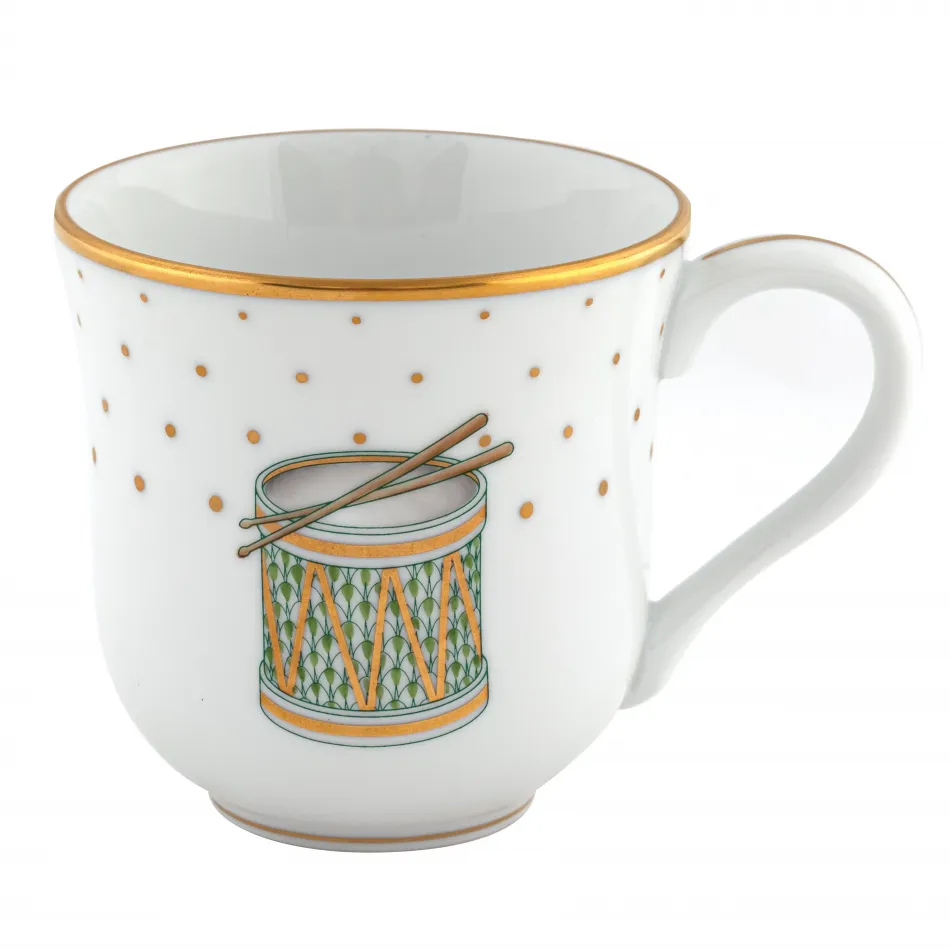 Christmas Drum Forest Green Mug