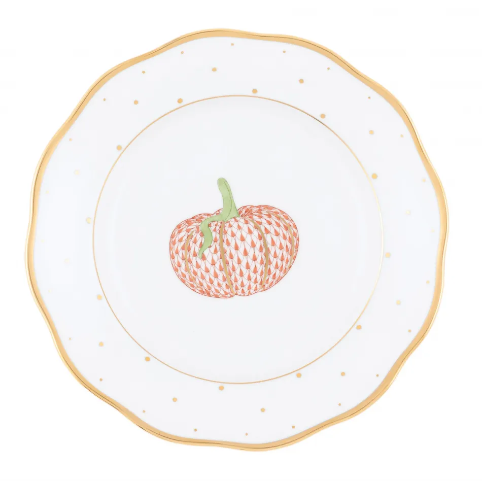 Pumpkin Rust Dessert Plate
