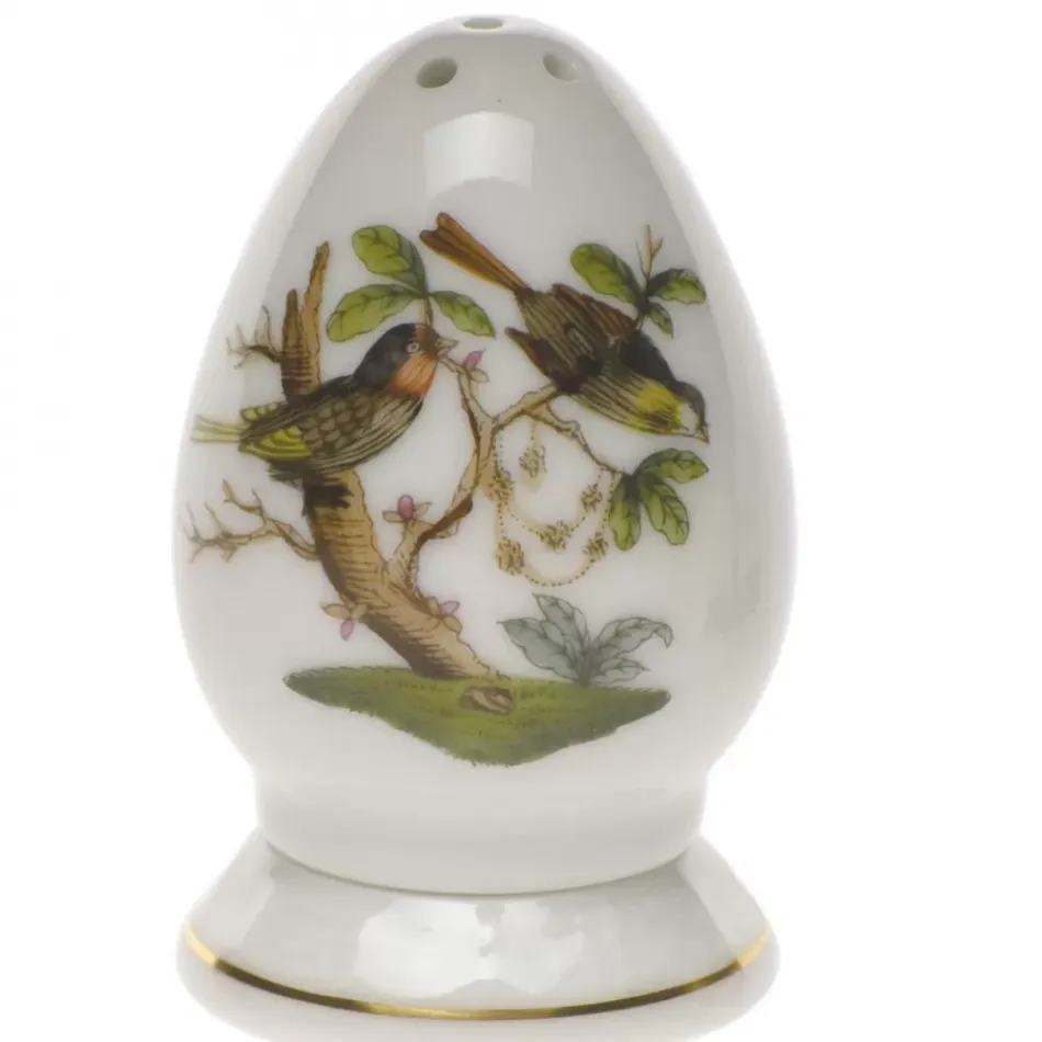 Rothschild Bird Multicolor Salt Shaker Multi Hole 2.5 in H