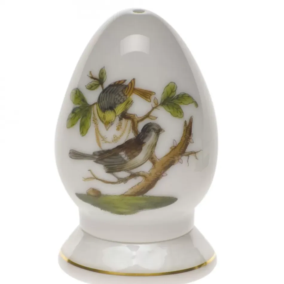 Rothschild Bird Multicolor Pepper Shaker Single Hole 2.5 in H