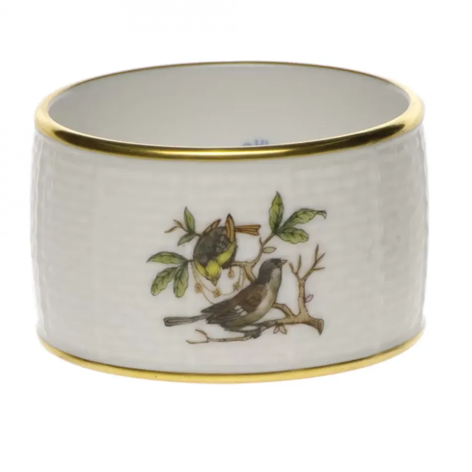 Rothschild Bird Multicolor Napkin Ring 2.25 in D