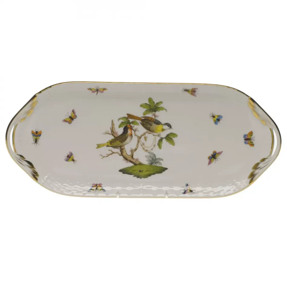 Rothschild Bird Multicolor Sandwich Tray 14.5 in L X 6 in W