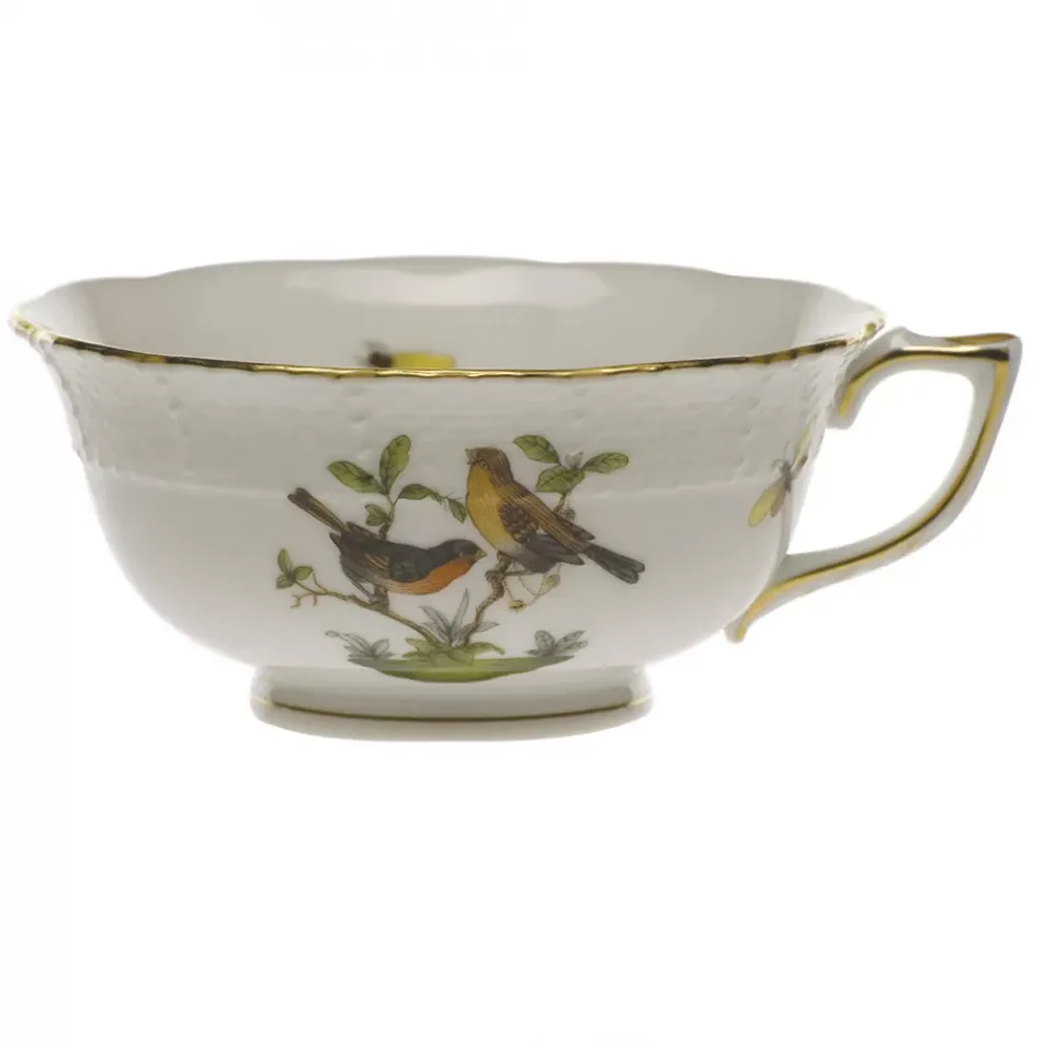 Rothschild Bird Motif 09 Multicolor Tea Cup 8 Oz