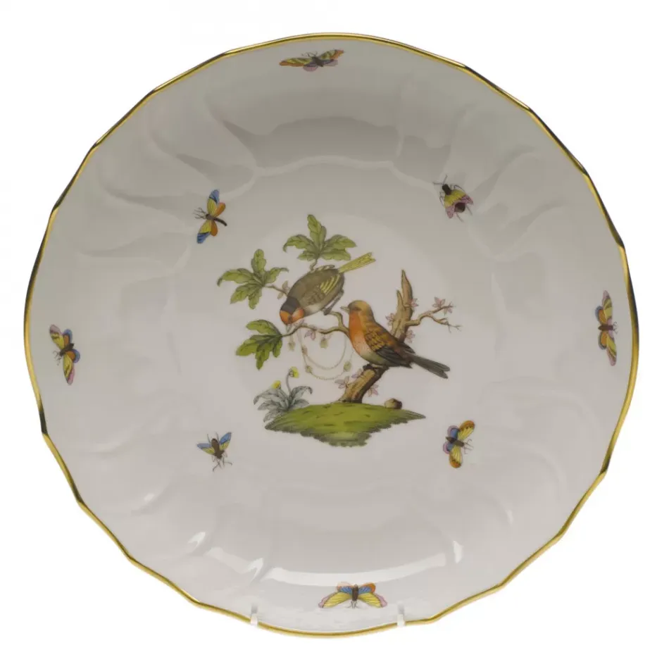 Rothschild Bird Multicolor Open Vegetable Bowl 10.5 in D