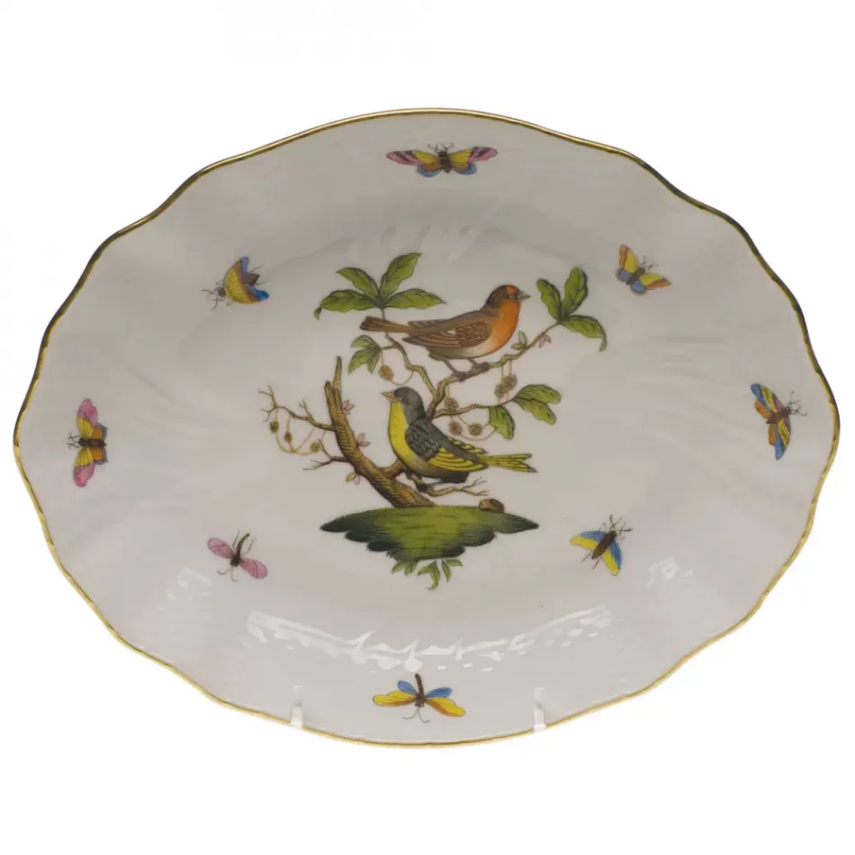 Rothschild Bird Multicolor Oval Dish 8.25 in L X 6.75 in W