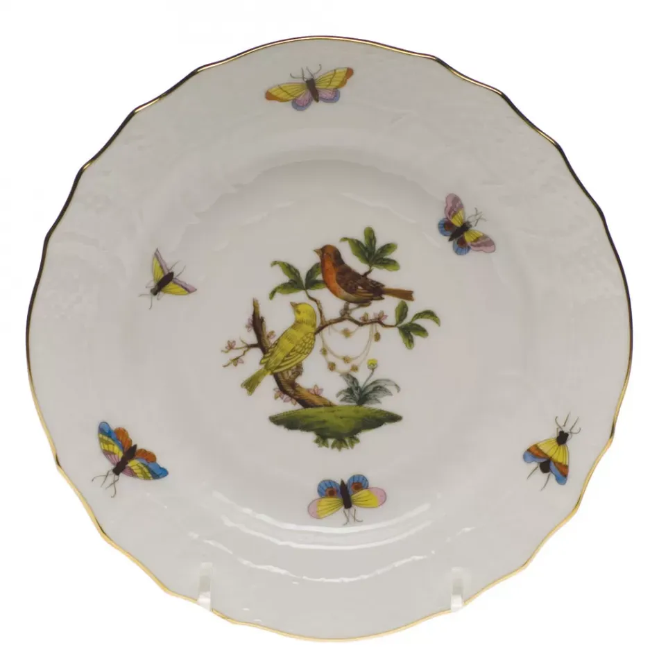 Rothschild Bird Motif 06 Multicolor Bread And Butter Plate 6 in D