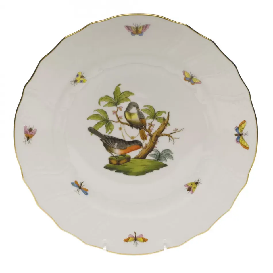 Rothschild Bird Motif 02 Multicolor Dinner Plate 10.5 in D