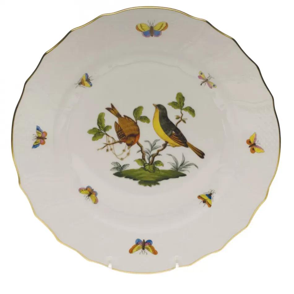 Rothschild Bird Motif 07 Multicolor Dinner Plate 10.5 in D