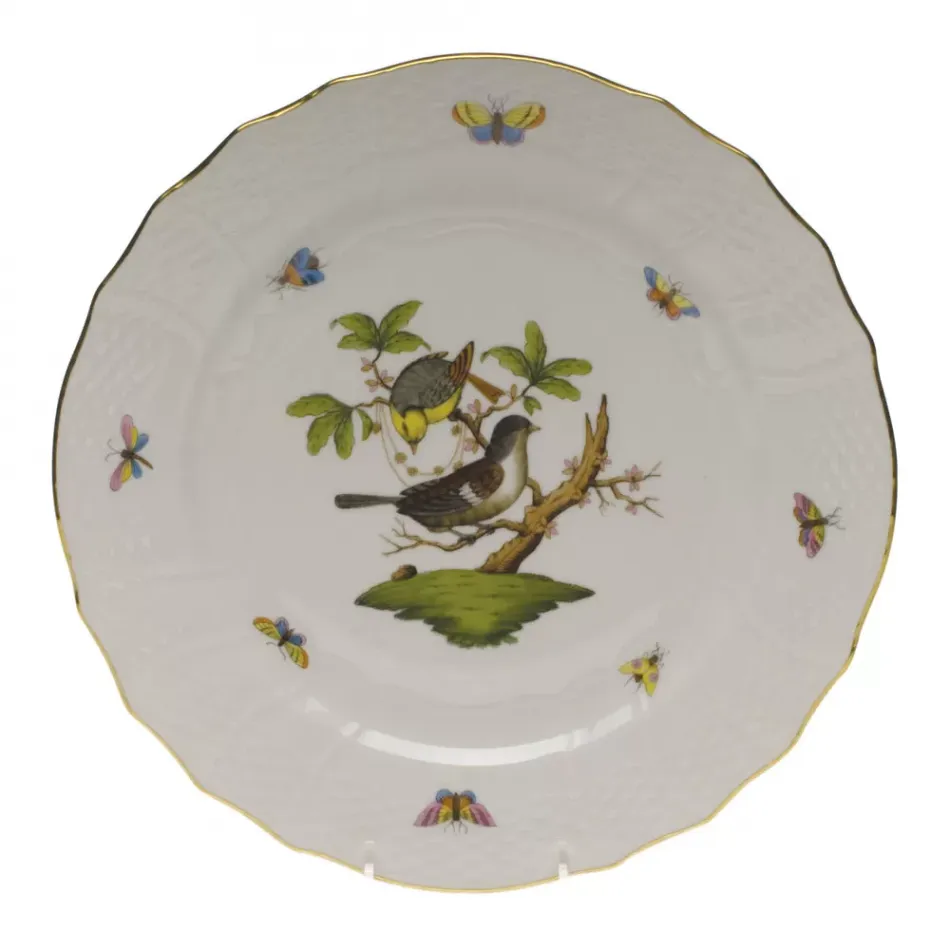 Rothschild Bird Motif 01 Multicolor Service Plate 11 in D