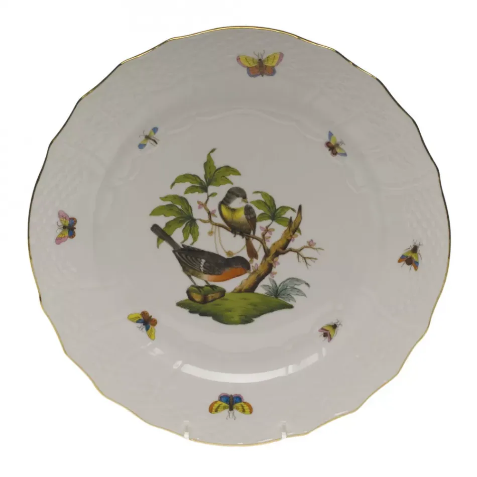 Rothschild Bird Motif 02 Multicolor Service Plate 11 in D