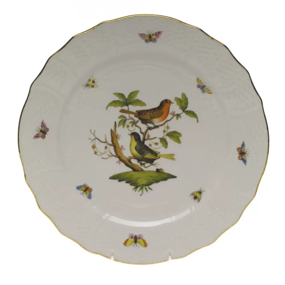 Rothschild Bird Motif 03 Multicolor Service Plate 11 in D