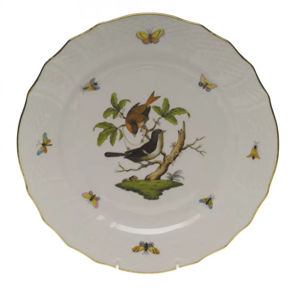 Rothschild Bird Motif 04 Multicolor Service Plate 11 in D