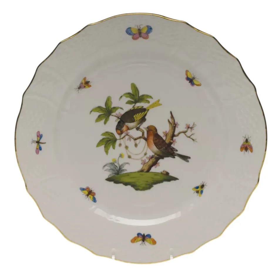 Rothschild Bird Motif 10 Multicolor Service Plate 11 in D