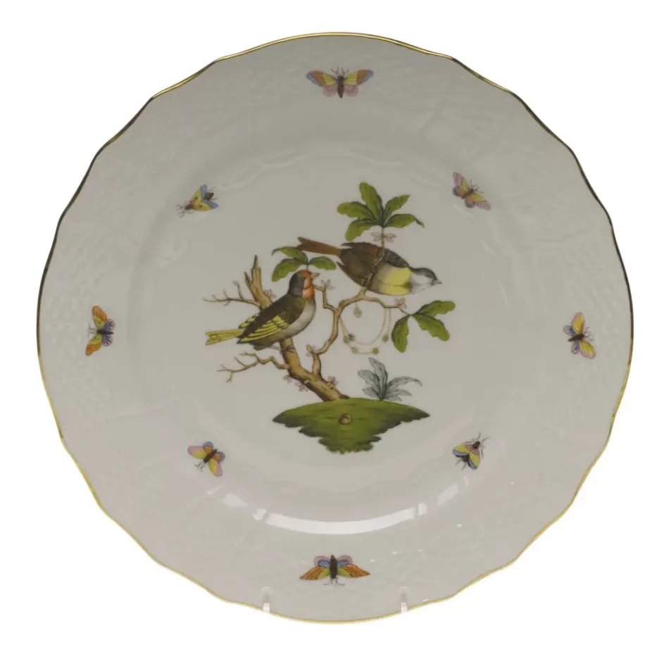 Rothschild Bird Motif 11 Multicolor Service Plate 11 in D