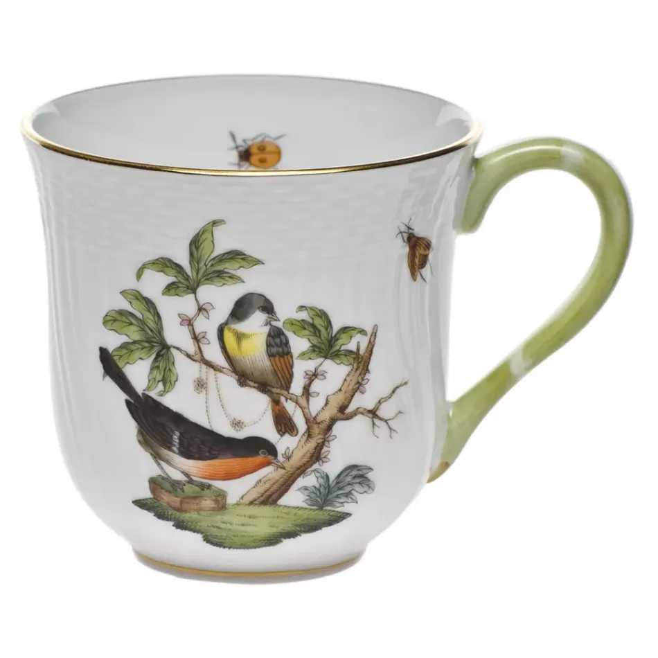 Rothschild Bird Motif 02 Multicolor Mug 10 Oz 3.5 in H